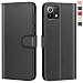 Produktbild AURSTORE Etui Coque pour Xiaomi Mi 11 Lite 4G / 5G,Protection Etui Housse Premium en Cuir PU,Fermeture Magnétique (Noir)