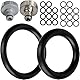 Ersatz O-Ringe Set, 24 Stück, für G 1/2 und 3/4 Zoll Garten Stecksystem, kompatibel mit Gardena 21 und 26,5 mm Hahnverbinder, Ø 16 x 11 und 22,3 x 17 mm, Silikon, Dichtring für 5303, 05303-00.701.00
