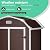 Outdoor Storage Shed 6 x 4.5 ft, Garden Resin Tool Shed with Window&Vents,Lockable Door&Ramp,Waterproof Storage Shed with Floor Suitable for Patios,Gardens, Backyards and Construction Sites