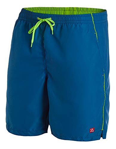 Zagano Adam Lipski Badehose Herren Schwimmhose Herren Badeshorts Herren, 5104 Badehose Herren lang Blue blau, Gr. XXL