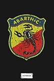  Abarth Co Shield 1954 Scorpion Notebook: Matte Finish Cover, 6x9 120 Pages, Diary, Lined College Ruled Paper, Planner, Journal
