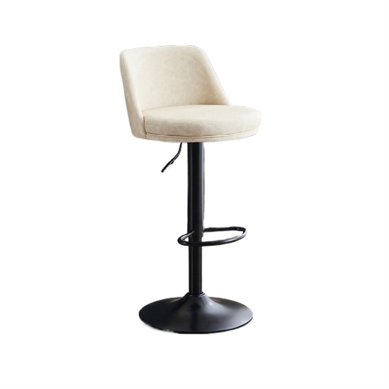 Eines D Home Bar Furniture Modern Light Luxury Househol Fashion Kitchen Islan Chair 60-80Cm Lift Swivel Backrest Bar Stool Iron High Chair Counter Barstool(D)