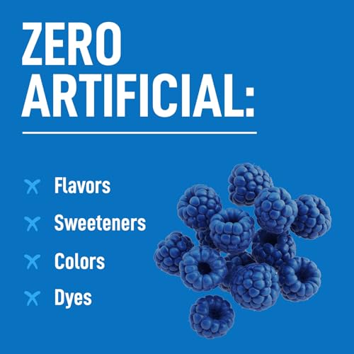 Image of Sports Electrolytes for Runners, Cyclists - Blue Raspberry Sport Electrolyte Powder 14.6oz Tub - Electrolyte Powder for Sports Hydration w /Trace Minerals - Workout Drinks w /Electrolytes