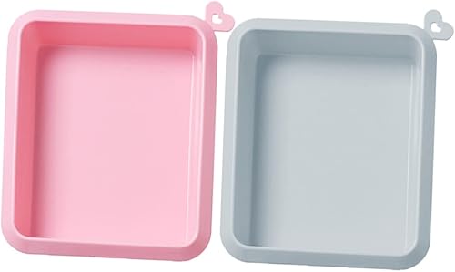 Miniatura 3 de Hemoton Molde de silicona para hornear moldes antiadherentes molde de resina de arcilla de polímero, molde de silicona para tartas, molde de goma