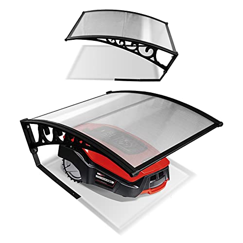 Gimisgu Robot cortacésped, garaje, techo, cochera para cortacésped, coche, 106 x 87 x 50 cm, robot cortacésped, garaje, protección contra lluvia, granizo y rayos UV