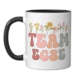 Groovy Team ECSE Appreciation Week back to school Ceramic Mug, Black/White