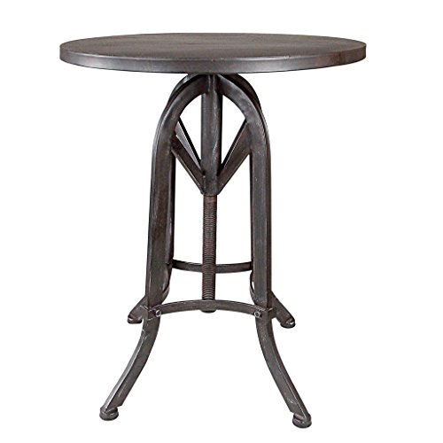Design Toscano Industrial Revolution Adjustable Height Side Table steampunk buy now online Design Toscano Industrial Revolution Adjustable Height Side Table steampunk buy now online