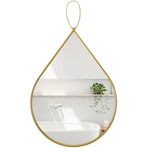 FEUFOAM Gold Droplet Wall Mirror 50x40 cm Cover