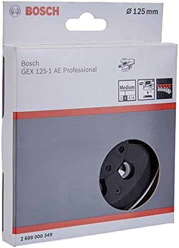 Bosch Professional 1x Sanding Pad (for GEX 125-1 AE, Medium, Ø 125 mm, Accessories for Random Orbit Sanders)