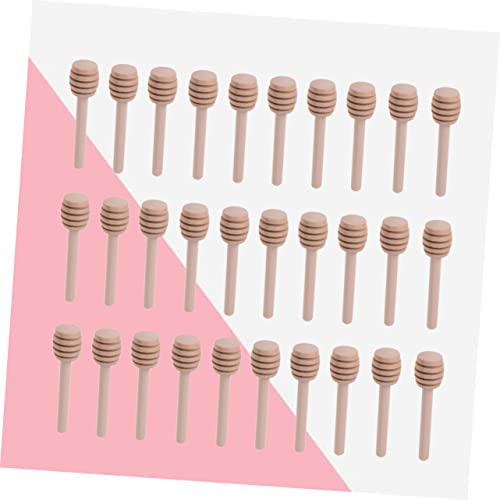 Palo de de miel mini cariñito PRETYZOOM de madera para evitar goteos en botes de sirope 6