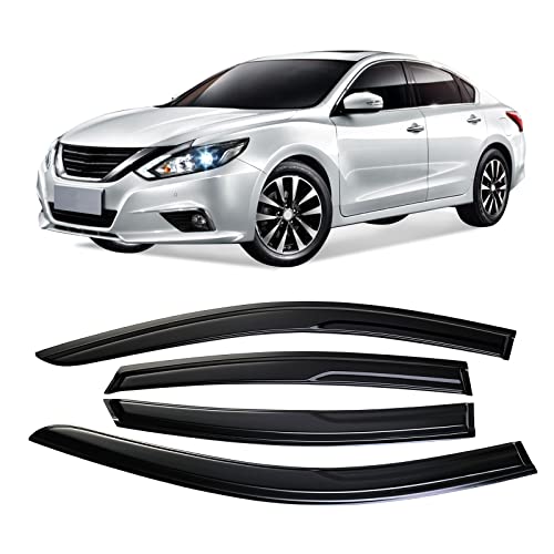 Arokzn Window Visors Rain Guards Deflector 4 Piece Set Designed for 2013-2018 Nissan Altima 94861