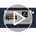 Image of Solid Sheesham Wood 2 Seater Sofa for Living Room | Couch Sofa for Living Room | Sofa Set Furniture for Home| Settee 2 Seater