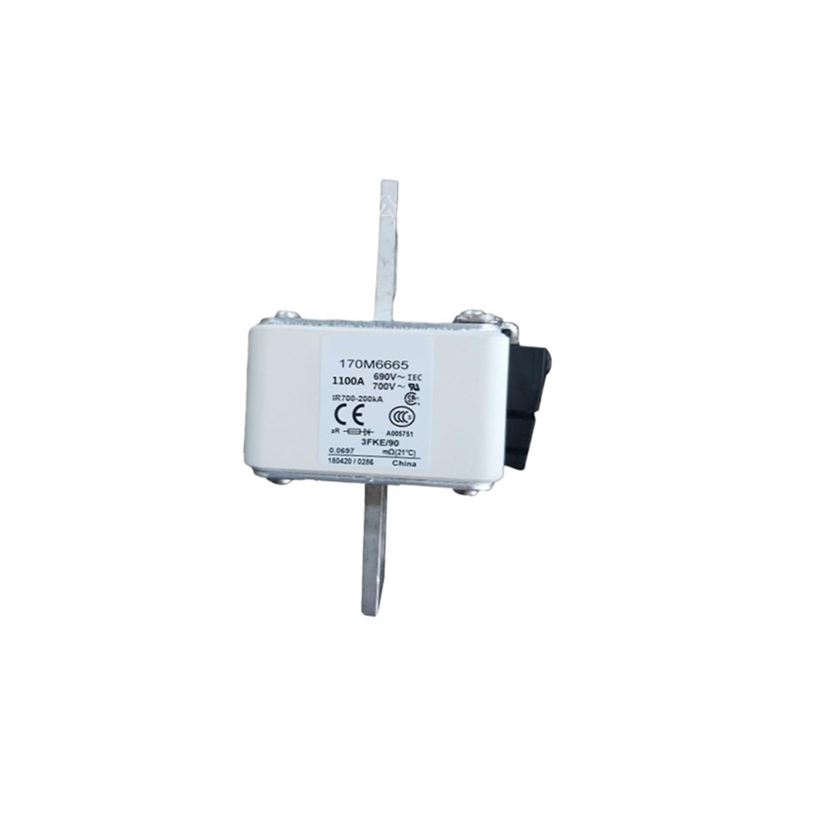 Fusible insert 170M6744 pour protection industrielle de forte puissance - 2