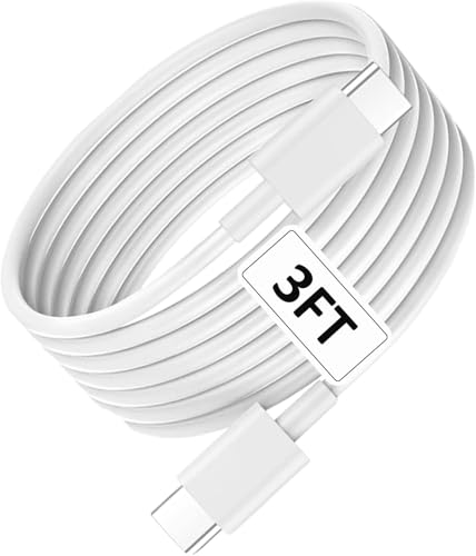 Image of 1Pack for Apple USB C to USB C Charging Cable 60W,Long Type C to C Fast Charger Cord,for iPhone 15 /16,15 /16 Pro,15 /16 Plus,15 /16 Pro Max,for MacBook Pro /Air,for iPad Air 4 /5,Mini 6 /Pro12.9in /11