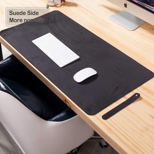 Image of MATSON Extra Large Mouse Pad Gaming Mouse Pad, Extended Large Desk mat, Mousepad for Laptop, Mouse Pads for PC Keyboard with Non-Slip Rubber Base Black with Black Border (70 X 30 cm)