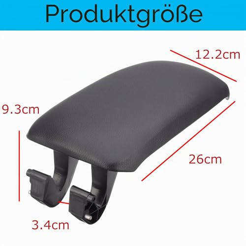 Heart Horse Auto Armlehnen, A udi Armrest Box Center Console, Leather Armlehne Mittelkonsole Abdeckung Aufbewahrungsbox Deckel Für A3 8P 2003-2012