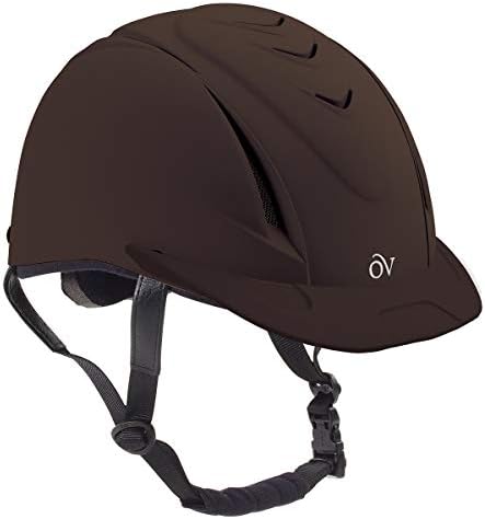 Ovation Deluxe Schooler Helmet, Size: M/L (467566BRN-M/LG)