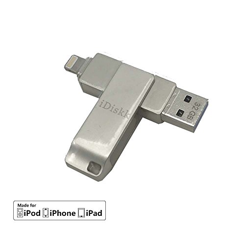 iDiskk Mini USB 3.0 32 GB pour iPhone/iPad Cover