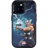 Skinit Decal Phone Skin Compatible with OtterBox Defender iPhone 14 - Officially Licensed Marvel Thor Thor and Mjolnir Design