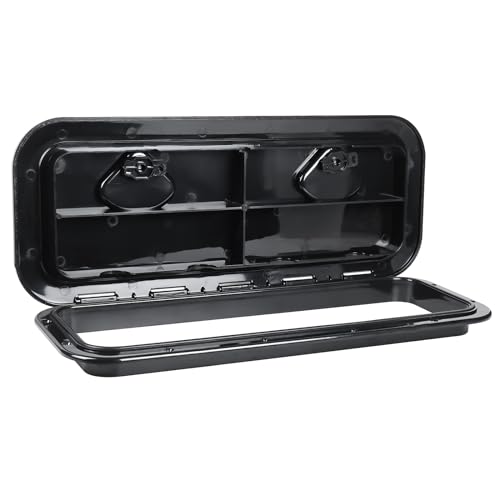 Image of NovelBee Marine Deck Access Hatch,Boat Hatch Lid 23.9 inch x 9.5 inch for Marine Caravan RV