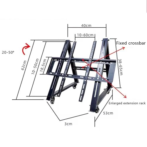 Soporte Universal Móvil para TV de Piso 32-75 Pulgadas miniatura 2