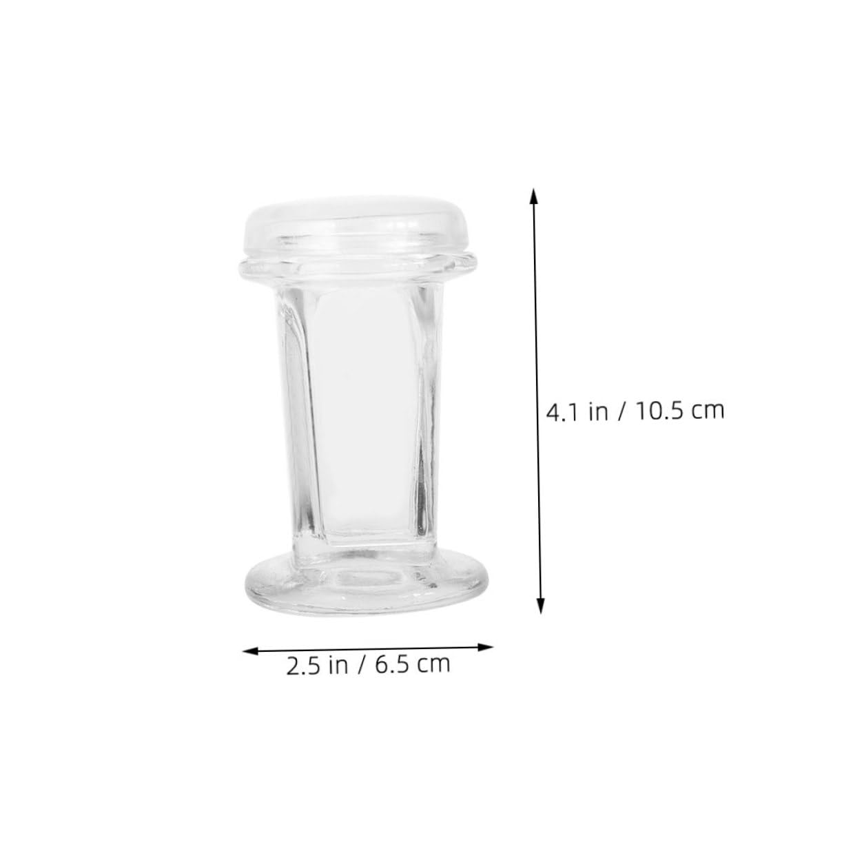 Frascos De Tinción De Vidrio Transparente Para Laboratorio, 2 Unidades Para Teñir Portaobjetos, Capacidad Para 5 Portaobjetos, Material Vidrio Resistente y Uso Profesional Científico