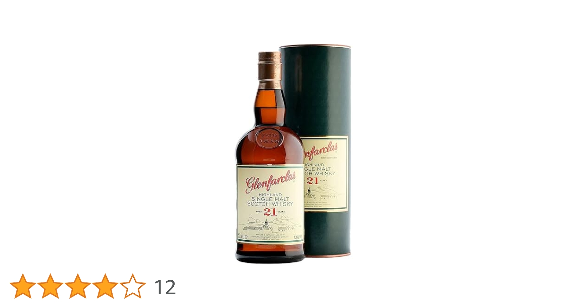 Amazon.co.jp: グレンファークラス 21年 43度 700ml [並行輸入品
