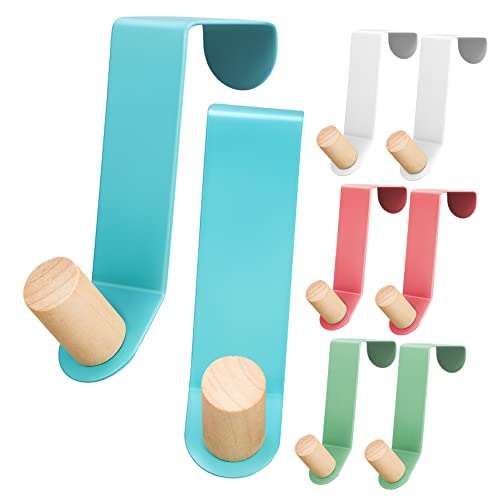 PRETYZOOM Bathroom Hook Set 8 Pcs Over Door Hangers Decorative Coat Hanger Space-Saving Organizers