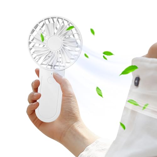 Ventilateur à main USB portable 3 vitesses avec batterie intégrée