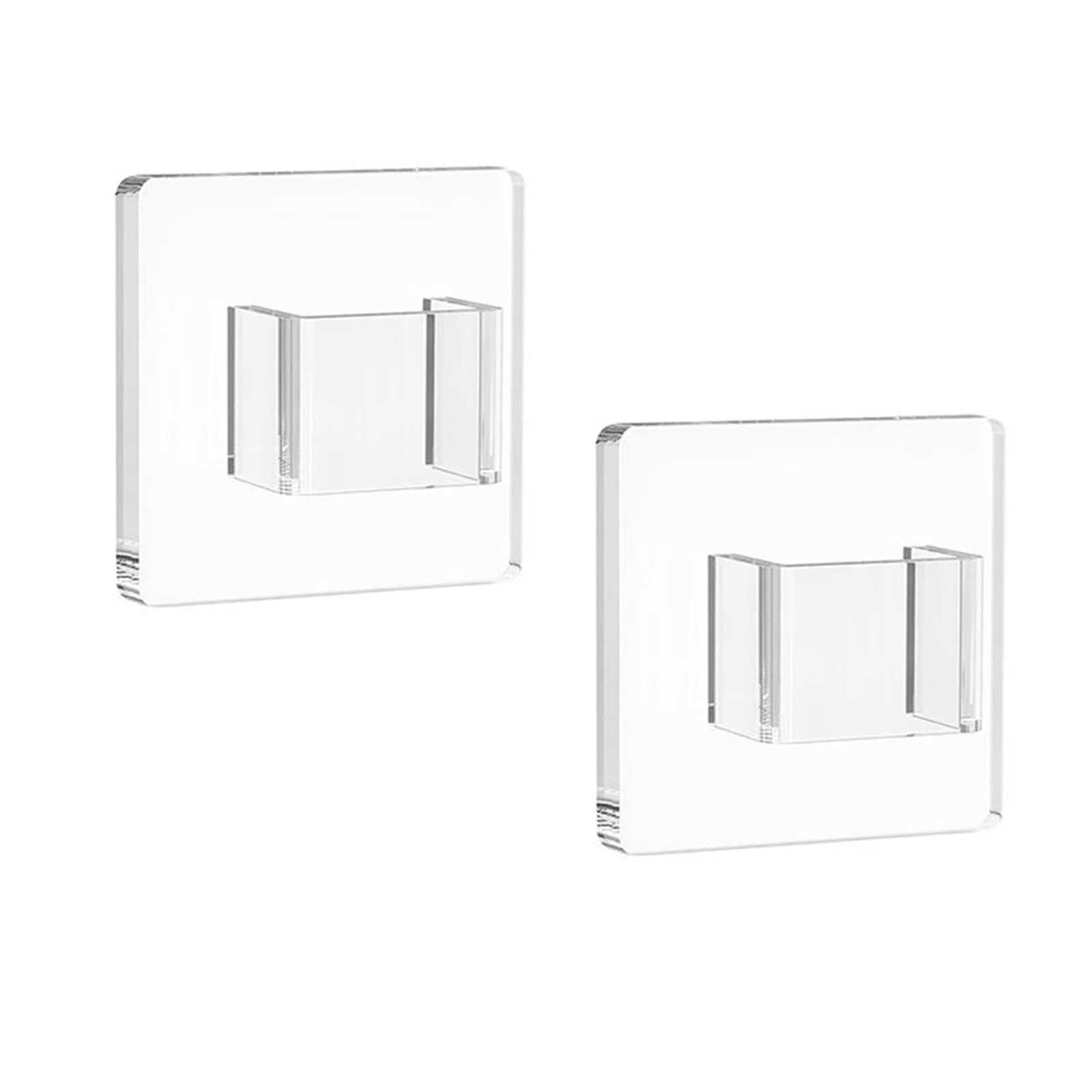 TianChgWei 2Pcs No Drilling Adhesive Glasses Holder Stand Wall Mounted Hanging Sunglasses Organizer Save Space Wall Eye Glass Holder for Wall Home Decor