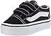 Vans - Zapatillas de Skateboarding de Tela para niños, Color Negro, Talla 25.5