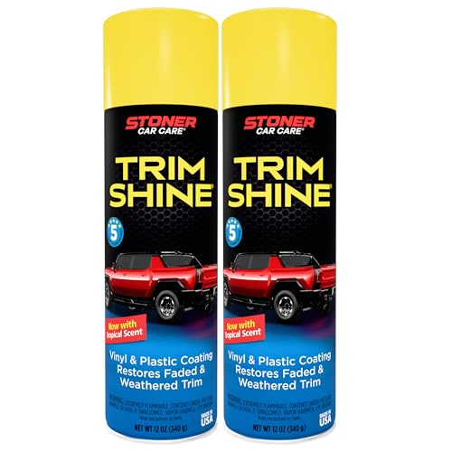 Stoner Car Care 91034-2PK Trim Shine – Black Trim and Plasti...