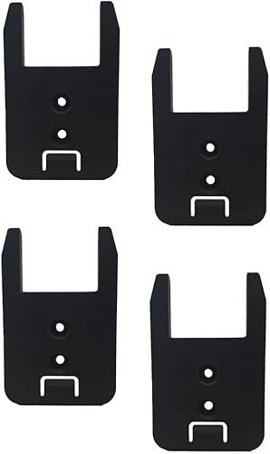 Miniatura 5 de StealthMounts Portaherramientas compatible con Ridgid 18V (paquete de 4) - Soportes de herramientas de bloqueo negro | Fabricado en el Reino Unido