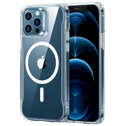 ESR for iPhone 12 Pro Max Case Compatible with MagSafe Shockproof Military-Grade Protection Scratch-Resistant Back Magnetic Phone Case for iPhone 12 Pro Max Classic Hybrid Case Clear