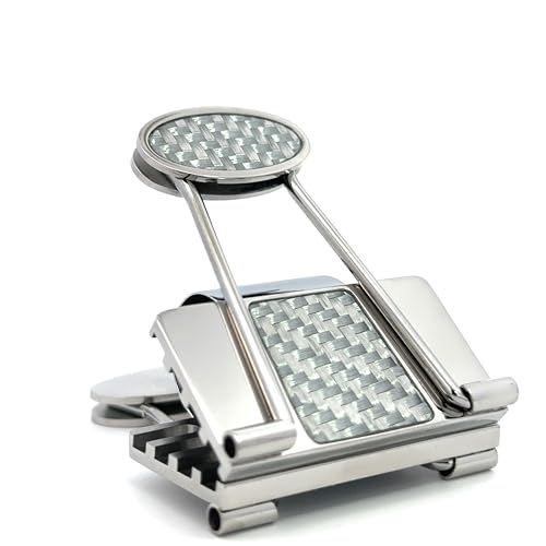 Image of Speidel Stainless Steel Ionic Plated Metal Money Clip for Men, Bill Binder Clip, Wallet, Credit Card Holder, Minimalist Slim Money Clip
