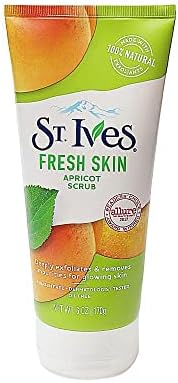 St. Ives Fresh Skin Invigorating Apricot Scrub 6 Oz (2 Pack) by St. Ives