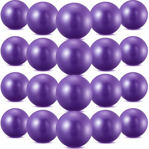Image of Sotiff 20 Pcs 9 Inch Pilates Ball Bulk Exercise Pilates Ball Mini Yoga Balls Therapy Core for Stability Barre Training Stretching Physical Posture Training Gym Workout with Inflation Tube