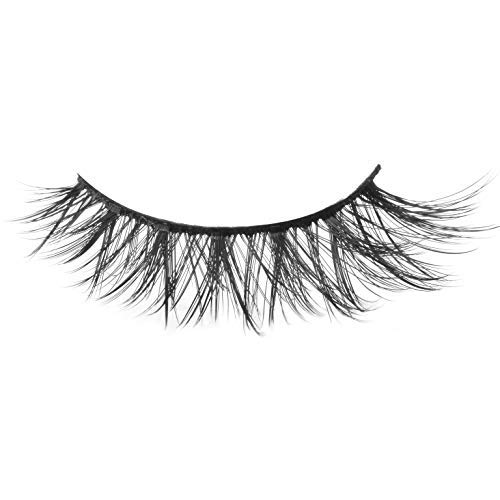 Arimika Handmade 3D Faux Mink Fake Eyelashes Comfortable False Lashes 2 Pairs Pack in Style L21B