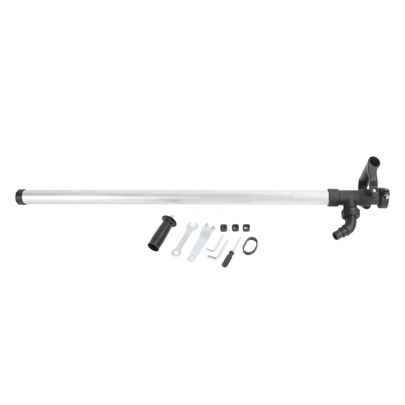 LiebeWH Kit Adaptador de Bomba de Aceite Convertidor de Bomba de Amoladora Angular de Aleación de Aluminio ABS 30 L por Minuto Cabezal de 5 M con 3 Adaptadores para Amoladora Angular 100 115 125