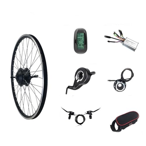 ZYXU 24V 250W Electric Bike Conversion Kit, E Bike Electric Bicycle 16" 20" 24" 26" 27.5" 28" 29" E Bike Conversion Kits LED880 LCD Meter Display,Rear drive spin fly,27.5”
