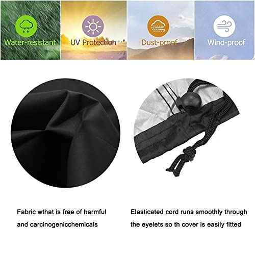 Fyaner 8/9 Feet Billiard Pool Table Cover, Heavy Duty Waterproof, Sunscreen, Ripstop, Dustproof 600D Oxford Cloth Snooker Patio Furniture Table Covers #TOP4