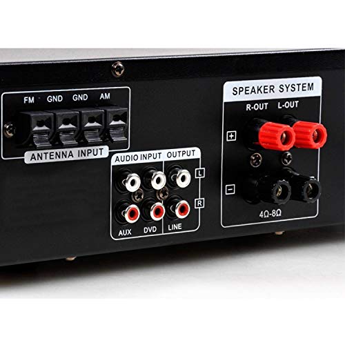 TLC Paire d’enceintes L766-BL + Ampli LTC ATM-7000USB 2X50W - Les Beatles, Paul McCartney, John Lennon, RIngo Starr, George Harrison TLC Paire d'enceintes L766-BL + Ampli LTC ATM-7000USB 2X50W – Image 5