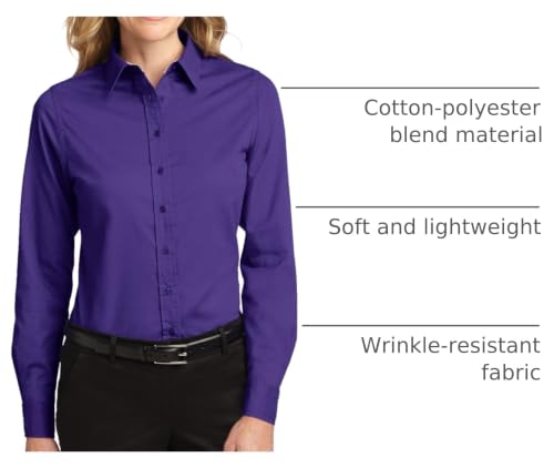 Image of Port Authority Ladies Long Sleeve Easy Care Shirt