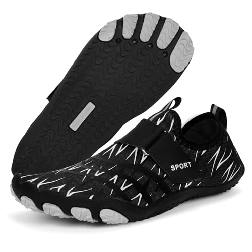 Image of barefoot hiking shoes for women men professional water shoes for women men barefoot hiking shoes for travel wide toe slip resistant breathable