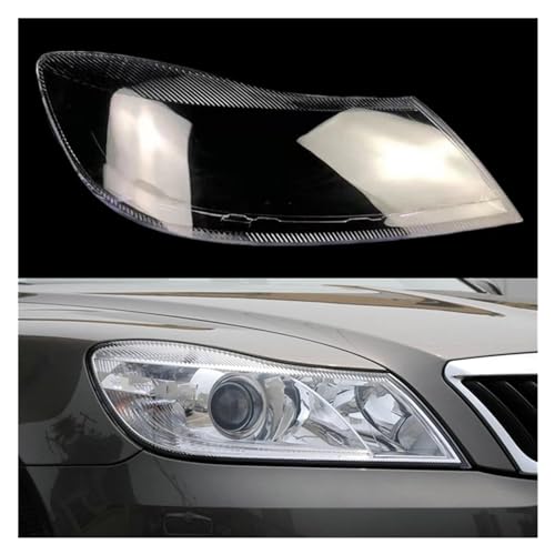 Couvercle phare droit en verre transparent pour Skoda Octavia 2010-2014