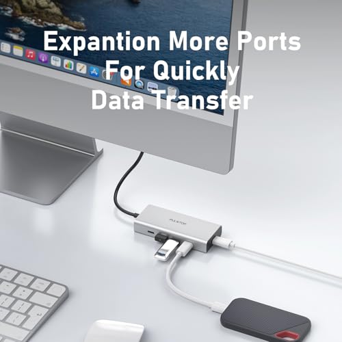 Image of 5 Port USB C Hub 10Gbps for Laptop, USB C Hub Power Delivery with 100W PD (Not Support Monitor) USBC to USBC Hub Multiport Adapter for MacBook Pro, Chromebook, iMac, XPS