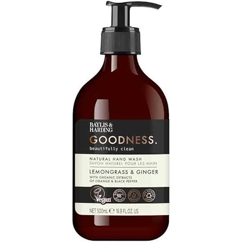Goodness Natural Hand Wash with Lemongrass & Ginger Cover