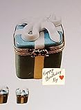 Happy Birthday My Love Tiffany Blue Gift Box Limoges Box