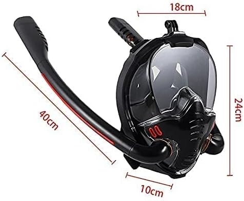 Snorkel Mask for Adult Kids Full Face Silicone Snorkel Mask180° Panoramic View Underwater Snorkel Mask Suitable for Men Women Adult Youth