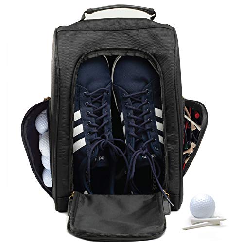 Athletico Executive Golf Shoe Bag With Luggage Tag (Black) #TOP1